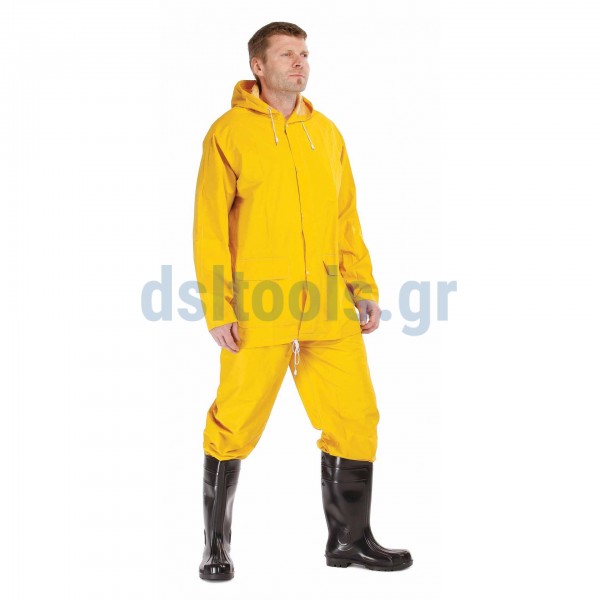Αδιάβροχο L κοστούμι , Κίτρινο, Hydra, από PVC