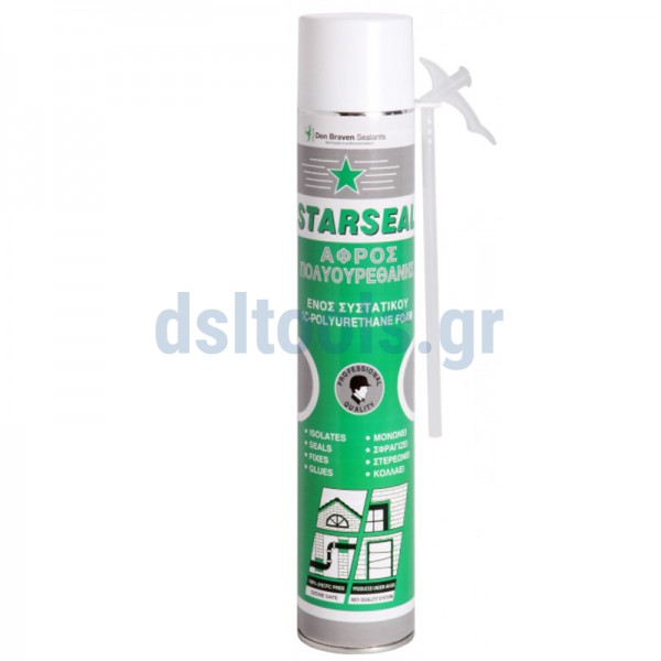 Αφρός πολυουρεθάνης χειρός Β3, 700ml, STARFOAM, Den Braven