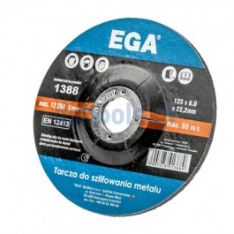 Δίσκος λείανσης σιδήρου, Ø125x6x22,2 Δίσκος λείανσης σιδήρου, Ø125x6x22,2