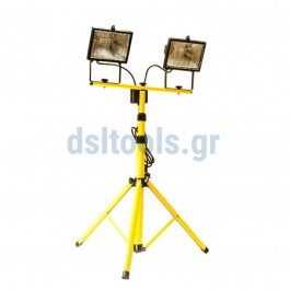 Προβολέας αλογόνου με τρίποδο 2x500W Προβολέας αλογόνου με τρίποδο 2x500W