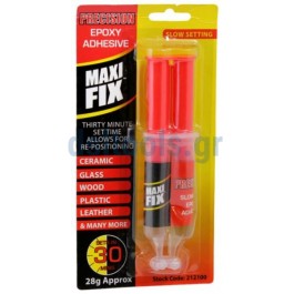 Κόλλα Rapid Εpoxy Maxifix 30', 28gr σε σύριγγα Κόλλα Rapid Εpoxy Maxifix 30', 28gr σε σύριγγα