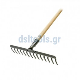 Τσουγκράνα με 14 δόντια και ξύλινο στειλιάρι Τσουγκράνα με 14 δόντια και ξύλινο στειλιάρι