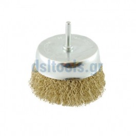 Συρματόβουρτσα Ø100mm, καμπάνα με άξονα Συρματόβουρτσα Ø100mm, καμπάνα με άξονα