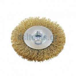 Συρματόβουρτσα τροχού Μ14, Ø120mm Συρματόβουρτσα τροχού Μ14, Ø120mm
