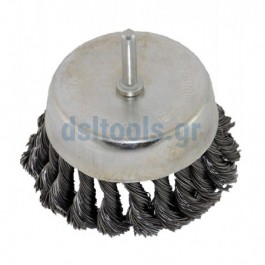 Συρματόβουρτσα Ø100mm, καμπάνα κοτσίδα Συρματόβουρτσα Ø100mm, καμπάνα κοτσίδα