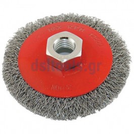 Συρματόβουρτσα ίσια Μ14, Ø100mm Συρματόβουρτσα ίσια Μ14, Ø100mm