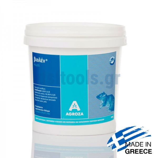 Γαριδάκι-pellet, 2,5Kg, τρωκτικοκτόνο δόλωμα, BIOLEN