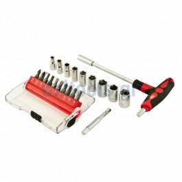 Τ-λαβή με μύτες - καρυδάκια, PREMIUM set 21 τεμαχίων Τ-λαβή με μύτες - καρυδάκια, PREMIUM set 21 τεμαχίων