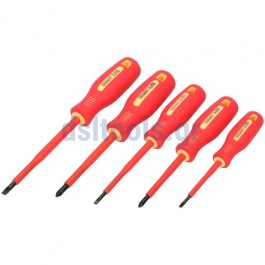 Κατσαβίδια ηλεκτρολόγων VDE, ίσια και ΡΗ, set 5 τεμαχίων Κατσαβίδια ηλεκτρολόγων VDE, ίσια και ΡΗ, set 5 τεμαχίων