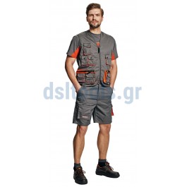 Γιλέκο Νο60, Desman, Γκρι/Πορτοκαλί Γιλέκο Νο60, Desman, Γκρι/Πορτοκαλί
