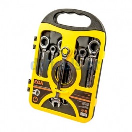 Γερμανοπολύγωνα με καστάνια, set 7 τεμαχίων, 8-19 mm Γερμανοπολύγωνα με καστάνια, set 7 τεμαχίων, 8-19 mm