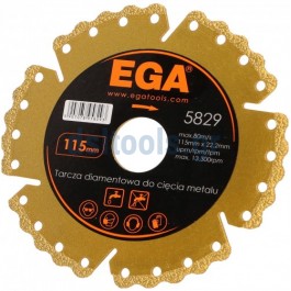 Δίσκος διαμαντέ μετάλλου, Ø115mm Δίσκος διαμαντέ μετάλλου, Ø115mm