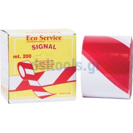 Ταινία σήμανσης Λευκή/Κόκκινη, Signal, 70mmx200m Ταινία σήμανσης Λευκή/Κόκκινη, Signal, 70mmx200m