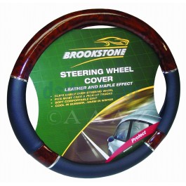 Κάλυμμα τιμονιού με ντεκόρ ξύλου Κάλυμμα τιμονιού με ντεκόρ ξύλου