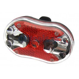 Φακός ποδηλάτου με 5 Led Φακός ποδηλάτου με 5 Led