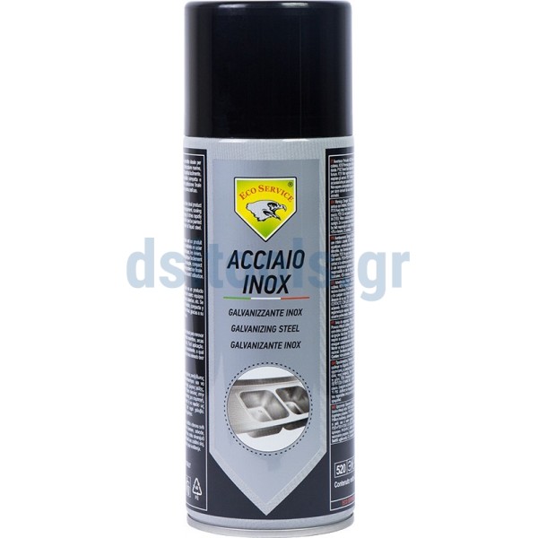 Σπρέι γαλβανίσματος, ανοξείδωτο Acciaio inox, 400ml