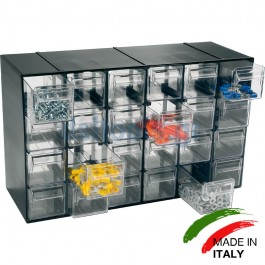 Θήκες αποθήκευσης 24 θέσεων, Π37,2xΒ14,2xΥ22,8cm, Wonder Bin, ArtPlast Θήκες αποθήκευσης 24 θέσεων, Π37,2xΒ14,2xΥ22,8cm, Wonder Bin, ArtPlast