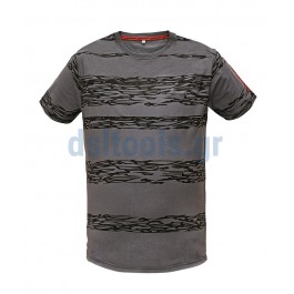 T-shirt, XL, Miller, βαμβακερό, Γκρι T-shirt, XL, Miller, βαμβακερό, Γκρι