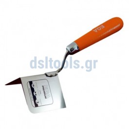 Μυστρί inox για εξωτερικές γωνίες, 120/60mm Μυστρί inox για εξωτερικές γωνίες, 120/60mm