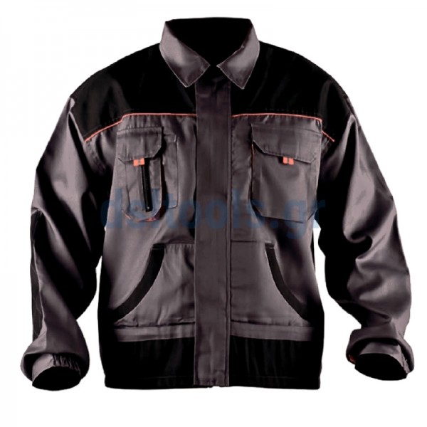 Jacket εργασίας, Νο52, Γκρι/Πορτοκαλί