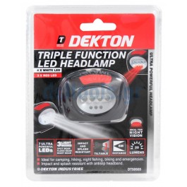 Φακός κεφαλής με 7 led Φακός κεφαλής με 7 led