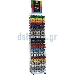 Μεταλλικός εκθέτης σπρέυ 132 τεμαχίων Μεταλλικός εκθέτης σπρέυ 132 τεμαχίων