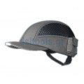 Καπέλο Bump cap με 8 led, Γκρι-Μαύρο