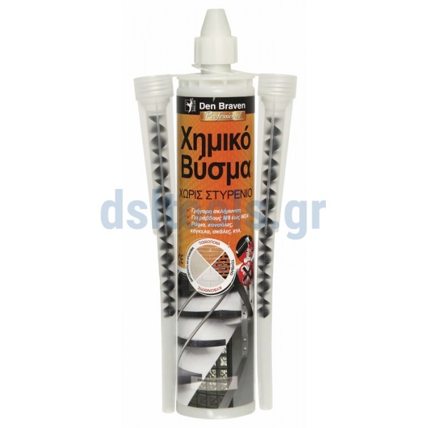 Χημικό βύσμα πολυεστερικής βάσης, 300ml, POLYESTER CHEMICAL ANCHOR, Den Braven