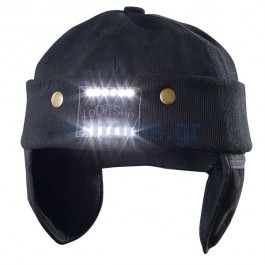 Καπέλο Commando cap earflap με 12 led Καπέλο Commando cap earflap με 12 led