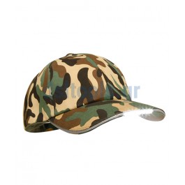 Καπέλο Hunter cap με 8 Λευκά led Καπέλο Hunter cap με 8 Λευκά led