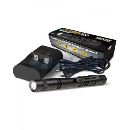 Φακός επαναφορτιζόμενος led με κασετίνα και φορτιστή Φακός επαναφορτιζόμενος led με κασετίνα και φορτιστή