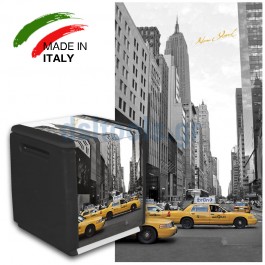 Mπαούλο NEW YORK, αποθήκευσης-σκαμπό, Π54xB53xY57cm, ArtPlast Mπαούλο NEW YORK, αποθήκευσης-σκαμπό, Π54xB53xY57cm, ArtPlast