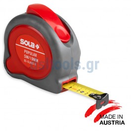 Μέτρο 5m, λάστιχο, Sola Μέτρο 5m, λάστιχο, Sola