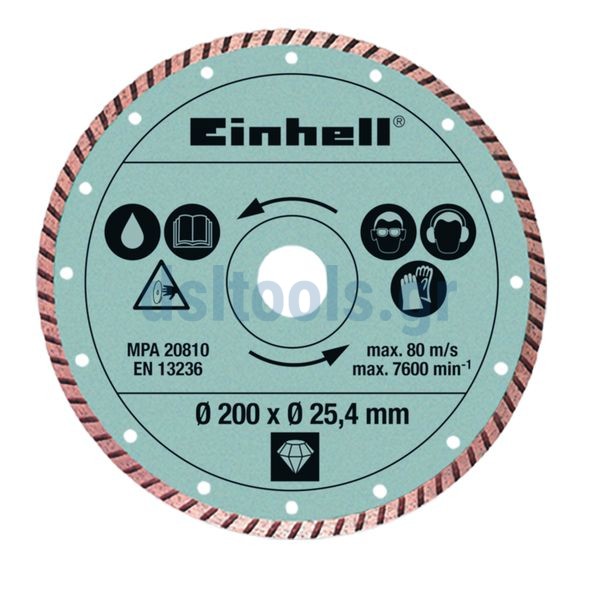 Διαμαντόδισκος Τurbo για κωδικούς EINHELL 4301250-4301270