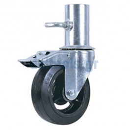 Ρόδα βιομηχανική, σκαλωσιάς, με άξονα & φρένο, Ø160mm Ρόδα βιομηχανική, σκαλωσιάς, με άξονα & φρένο, Ø160mm