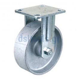 Ρόδα σταθερή υψηλής θερμοκρασίας υπερβαρέως τύπου Ø125mm Ρόδα σταθερή υψηλής θερμοκρασίας υπερβαρέως τύπου Ø125mm