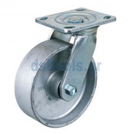 Ρόδα περιστρεφόμενη υψηλής θερμοκρασίας υπερβαρέως τύπου Ø125mm Ρόδα περιστρεφόμενη υψηλής θερμοκρασίας υπερβαρέως τύπου Ø125mm