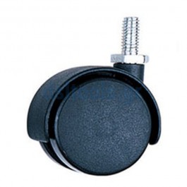 Ρόδα επίπλων διπλή, με βίδα Μ8, Μαύρη, Ø40mm Ρόδα επίπλων διπλή, με βίδα Μ8, Μαύρη, Ø40mm