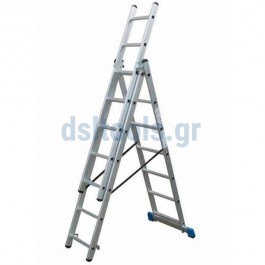 Σκάλα αλουμινίου μετατρεπόμενη-πτυσσόμενη 3x10 σκαλοπάτια Σκάλα αλουμινίου μετατρεπόμενη-πτυσσόμενη 3x10 σκαλοπάτια