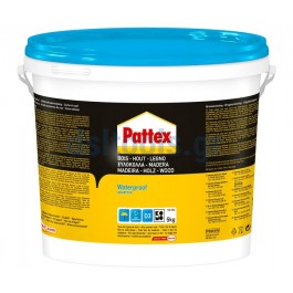 Ξυλόκολλα αδιάβροχη, Pattex D3, 5kg Ξυλόκολλα αδιάβροχη, Pattex D3, 5kg