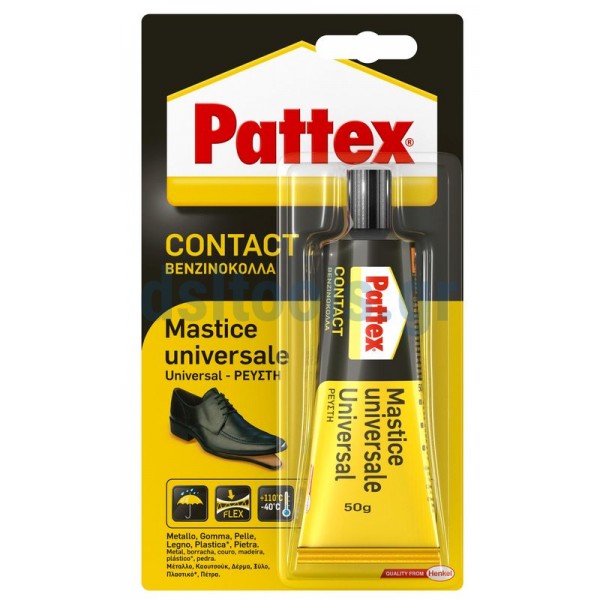 Βενζινόκολλα ρευστή, Pattex CONTACT 50gr, σε Blister