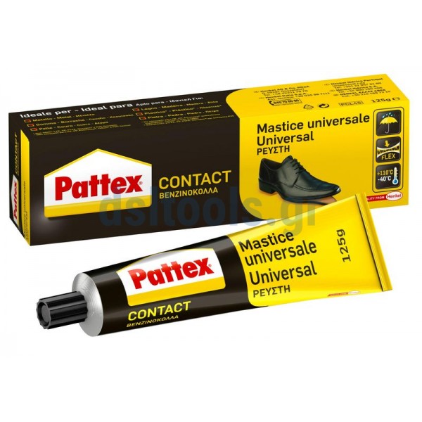 Βενζινόκολλα ρευστή, Pattex CONTACT, 125gr