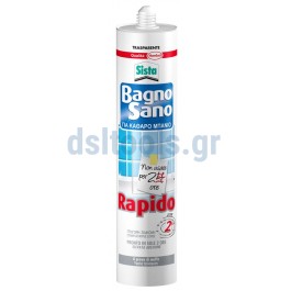 Σιλικόνη Pattex Bagno Sano Rapido, 300ml Σιλικόνη Pattex Bagno Sano Rapido, 300ml
