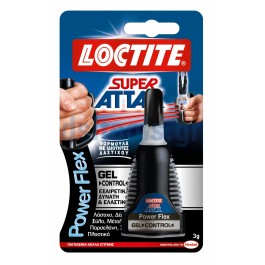 Κυανοακρυλική κόλλα στιγμής, Super Attak Power Flex Control, 3 gr