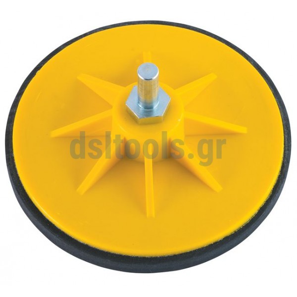 Βάση Ø125mm δίσκων Velcro Μ14 με άξονα