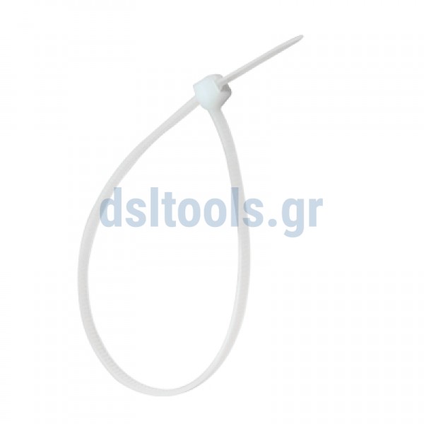 Δεματικά καλωδίων No 360x3,5mm, Λευκά Nylon,set 100 Τεμαχίων , SAPISELCO