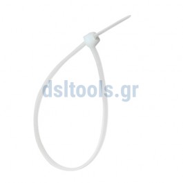 Δεματικά καλωδίων No 450x7,5mm, Λευκά Nylon,set 100 Τεμαχίων , SAPISELCO Δεματικά καλωδίων No 450x7,5mm, Λευκά Nylon,set 100 Τεμαχίων , SAPISELCO