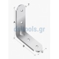 Γωνία μαραγκών Γαλβανιζέ Νο50x50mm