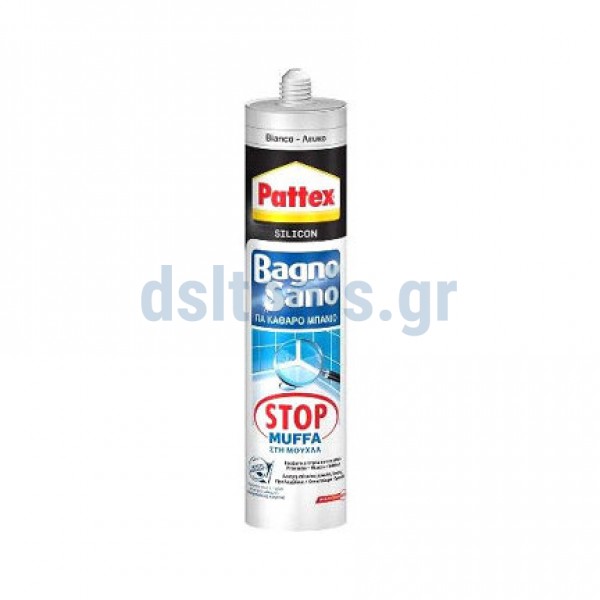 Σιλικόνη Pattex Bagno Sano Stop Muffa, 300ml