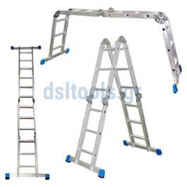 Σκάλα αλουμινίου ακροβάτης χωρίς βάση 4x3 Σκάλα αλουμινίου ακροβάτης χωρίς βάση 4x3